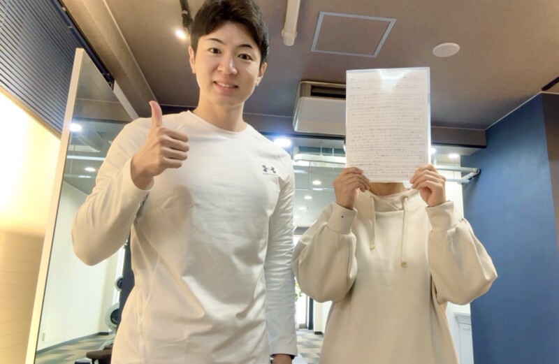 広島の女性向けパーソナルトレーニング｜姿勢改善と腸活ダイエットのためのトレーニング風景 Slen（スレン）