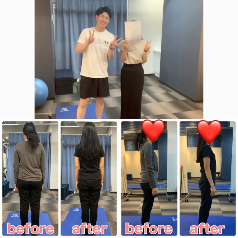 34歳女性のダイエットビフォーアフター