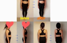 37歳女性のダイエットビフォーアフター