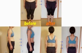 48歳女性のダイエットビフォーアフター