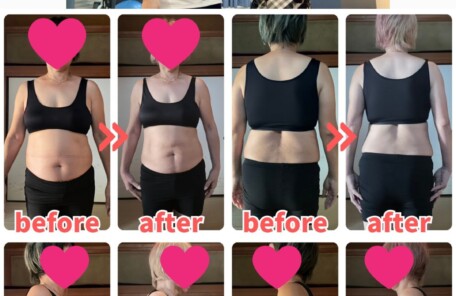 62歳女性のダイエットビフォーアフター
