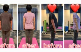 62歳女性のダイエットビフォーアフター